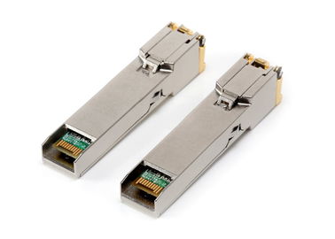 10 / 100 / 1000BASE-T Copper SFP Optical Transceiver with MSA For GE / FC