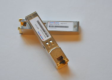 10 / 100 / 1000BASE-T Copper SFP Optical Transceiver with MSA For GE / FC