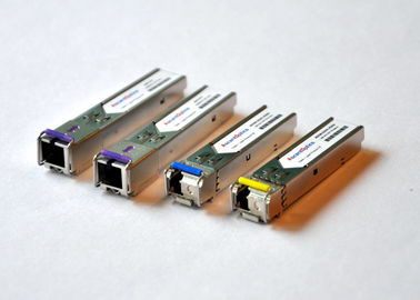 WDM 20km BIDI SFP Optical Transceiver 1.25Gb/s Rx1550nm For SM Fiber Channel