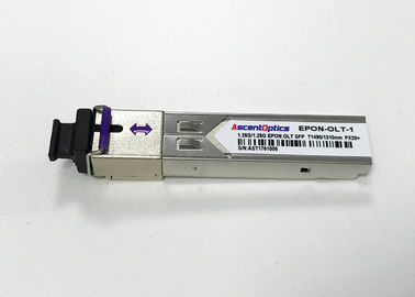 EPON OLT SFP fiber optic module PX20++ 1310/1490nm 20km 1.25Gbps Simplex  SC Connector